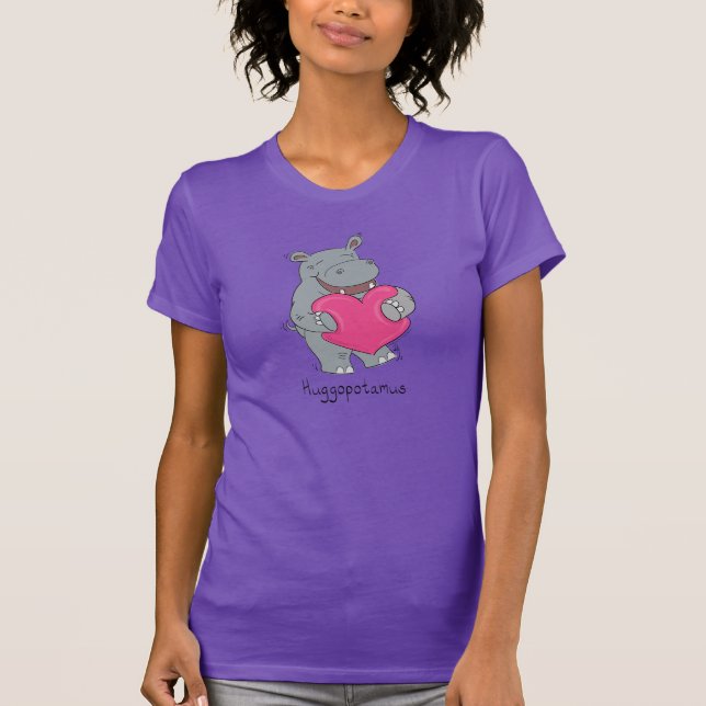 Camiseta Roxo do Namorados de Hippo Hugs (Frente)