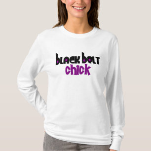 Camiseta Roxo do pintinho 1 do cinturão negro