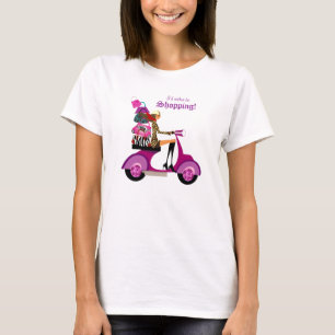 Camiseta Roxo do t-shirt da bolsa da forma do divertimento