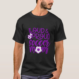 Camiseta Roxo E Branco Louco E Orgulhoso Caça Mãe Hoodie