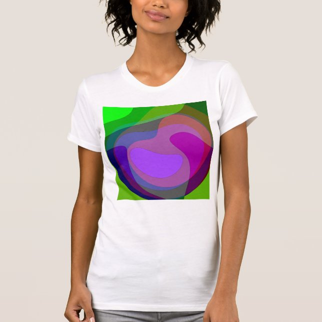 Camiseta Roxo E Verde 403 (Frente)