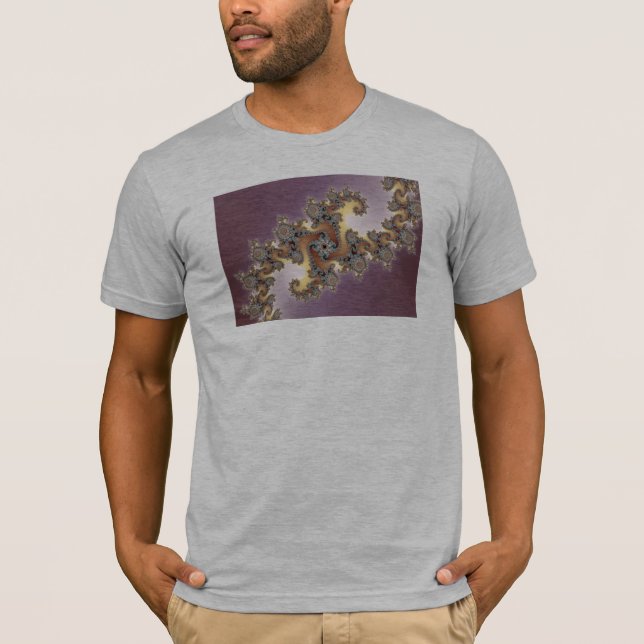 Camiseta Roxo - Fractal (Frente)