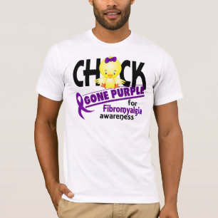 Camiseta Roxo ido pintinho 2 da fibromialgia