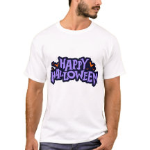 Roxo Ousado & Laranja Feliz Halloween Morcegos Grá
