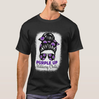 Camiseta Roxo para o Mês de Conscientização da Criança Mili
