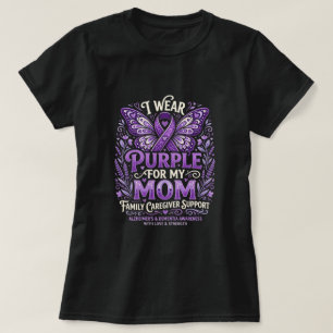 Camiseta Roxo Pelo Mês de Conscientização do Alzheimer da M