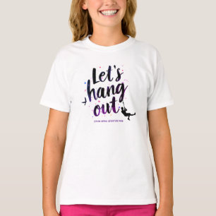 Camiseta Roxo Preto Divertido Zipline Adrenalina Pincel Scr