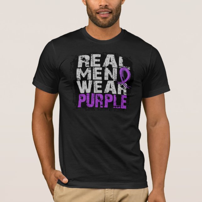 Camiseta Roxo real do desgaste de homens da malformação de (Frente)