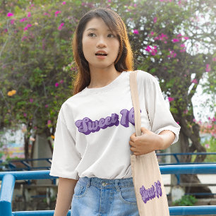 Camiseta Roxo Retro Sweet 16
