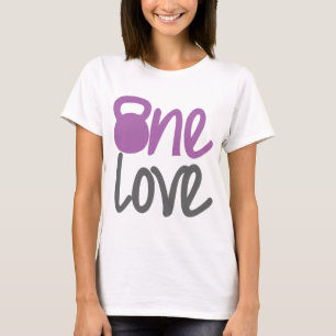 Camiseta Roxo "um amor "
