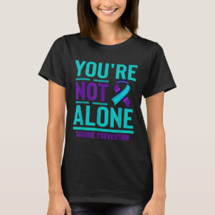 Camiseta Roxo Verde Consciencialização da Saúde Mental Prev