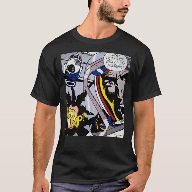 Camiseta Roy Lichtenstein Está Bem Quente, Ok!  T clássico (Frente)