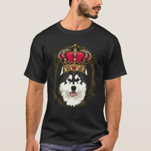 Camiseta Royal Alaskan Malamute King Queen Princess Sled Do