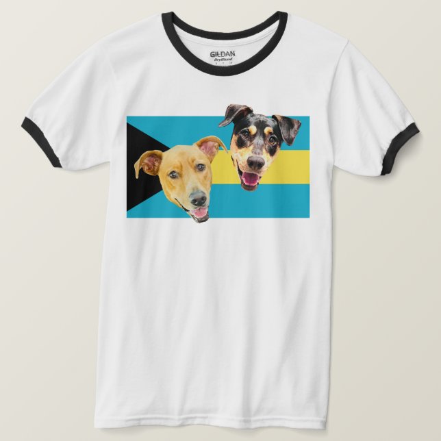 Camiseta Royal Bahamian Potcakes shirt 2 (Frente do Design)