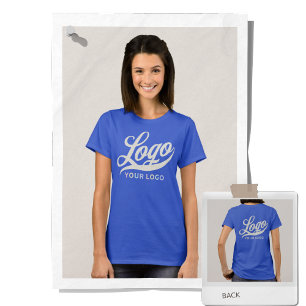 Camiseta Royal Blue Company Logotipo Swag Empresas