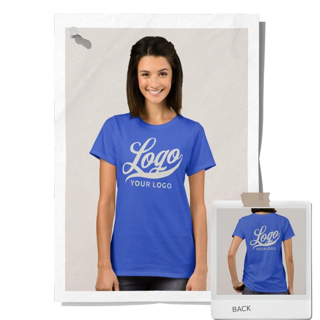Camiseta Royal Blue Company Logotipo Swag Empresas (Criador carregado)