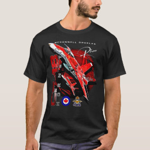 Camiseta Royal Canadian Air Force CF-18 Hornet Jet Fighter