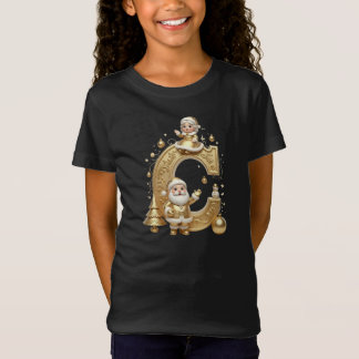 Camiseta Royal Gold C Luxury Santa Girls Jersey Tee