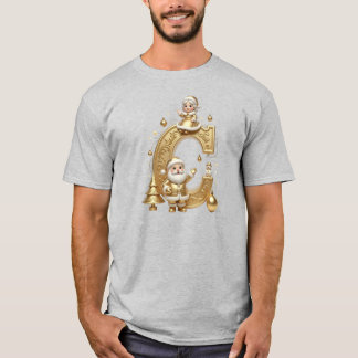 Camiseta Royal Gold C Santa Heather Grey Men's Tee