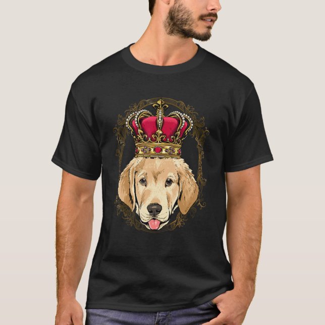 Camiseta Royal Labrador Retriever King Queen Princess Lab (Frente)