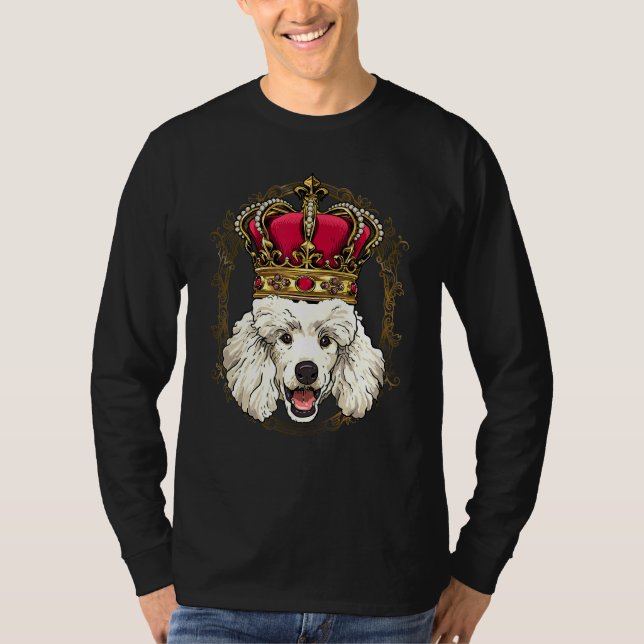 Camiseta Royal Poodle King Queen Princess Toy Mini Poodle D (Frente)