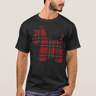 Camiseta Royal Stewart Tartan Scottie Dog 1