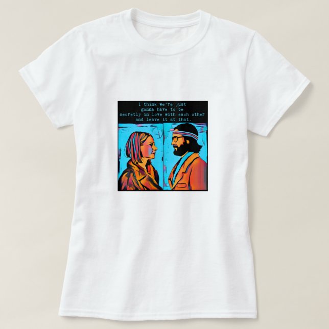 Camiseta Royal Tenenbaums Margot e Ritchie (Frente do Design)