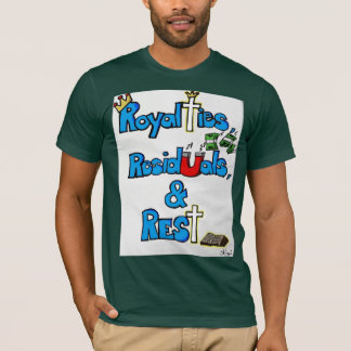 Camiseta Royalties, Residuals e Descanso