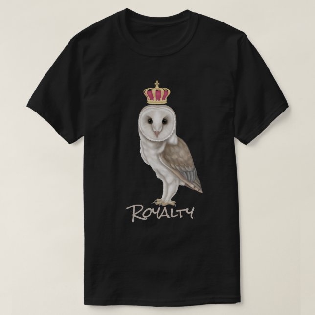 Camiseta Royalty Owl (Frente do Design)
