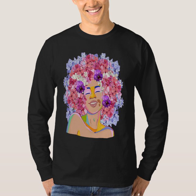 Camiseta RPF Designs Pretty Flower Girl 1 (Frente)