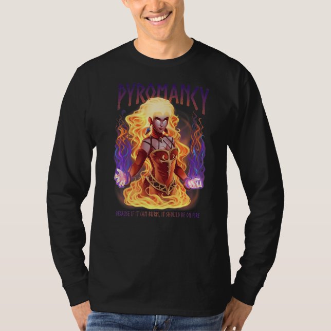 Camiseta Rpg De Jogo De Reprodução De Função De Caractere D (Frente)