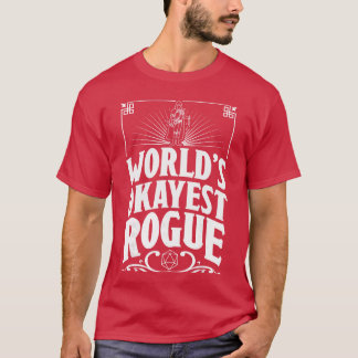 Camiseta RPG Jogos de Interpretação de Papéis Mundos Garota