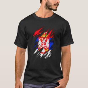 Camiseta Rs Srb Srbija Sérvio Bandeira Sérvia
