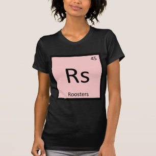 Camiseta Rs - Tabela Periódica de Química dos Galos Element