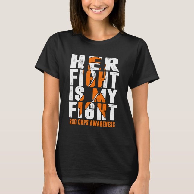 Camiseta Rsd Crps Conhece Seu Complexo De Fita Laranja (Frente)