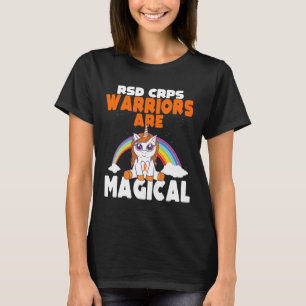 Camiseta RSD CRPS Sensibilização Laranja Fita Magnética Uni