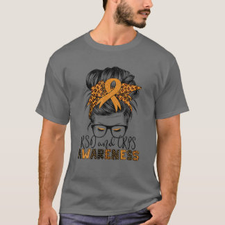Camiseta RSD/CRPS Sensibilização para Cabelo Mensal para Mu