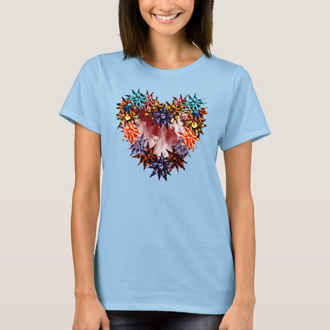 Camiseta RSD LaVa Blooms Damas Eu Escolho Esperança Tê (Frente)
