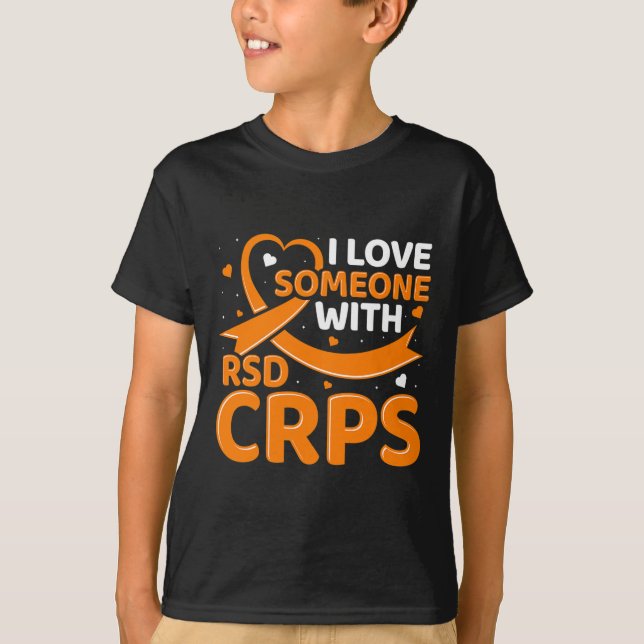 Camiseta RSDCRPS Orange Ribbon Complex Regional Pain Syndro (Frente)