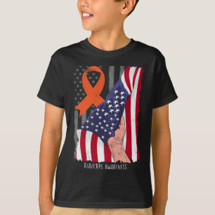 Camiseta Rsdcrps Sensibilização Vintage Bandeira Americana