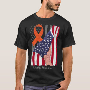 Camiseta Rsdcrps Sensibilização Vintage Bandeira Americana 