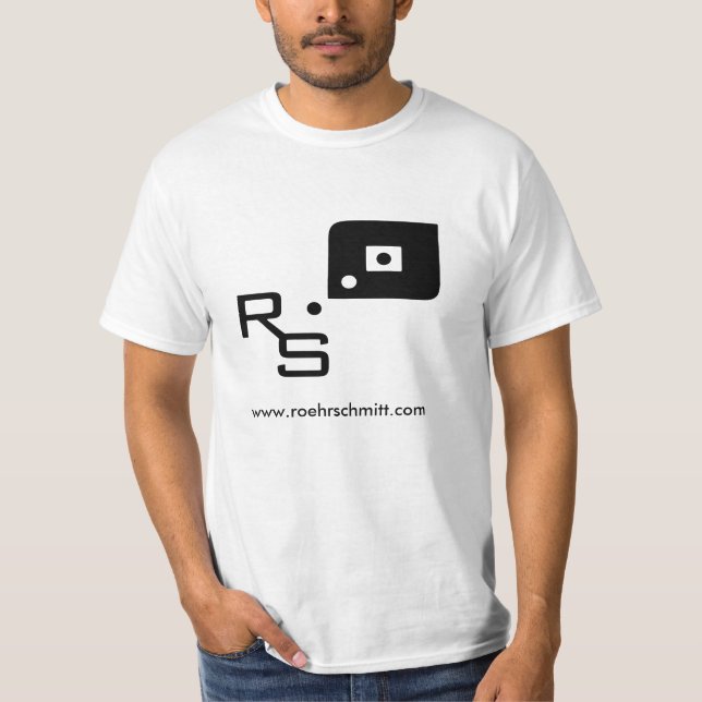 Camiseta RSmarkBlack - grande 8x8, www.roehrschmitt.com (Frente)
