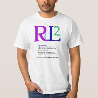 Camiseta RTL2: Pro-LGBT t-shirt da Pro-Vida