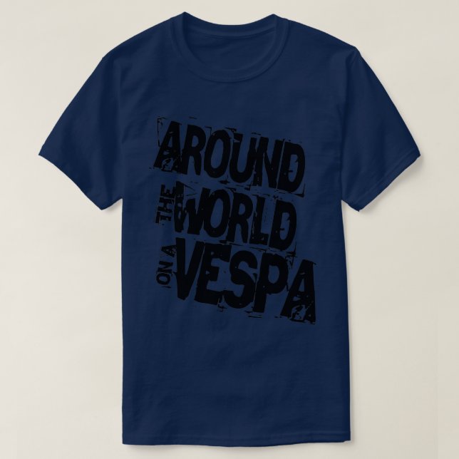 Camiseta RTW no patinete (Frente do Design)