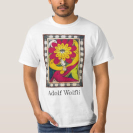 Camiseta Rua Adolf-Throne, Flor Rosto | Adolf Wö lfli |