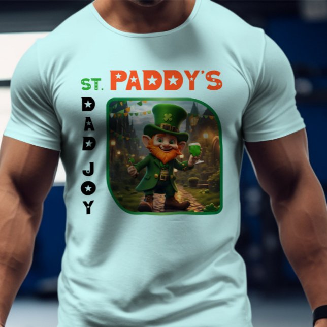 Camiseta Rua, alegria do dia de Paddy - Shimmering Shamrock (Criador carregado)