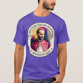 Camiseta Rua Alphonsus de Liguori Citações Religiosas Prese