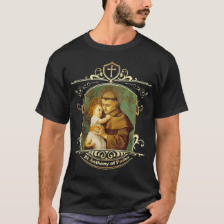Camiseta Rua Anthony da Pádua Vintage Criança católica