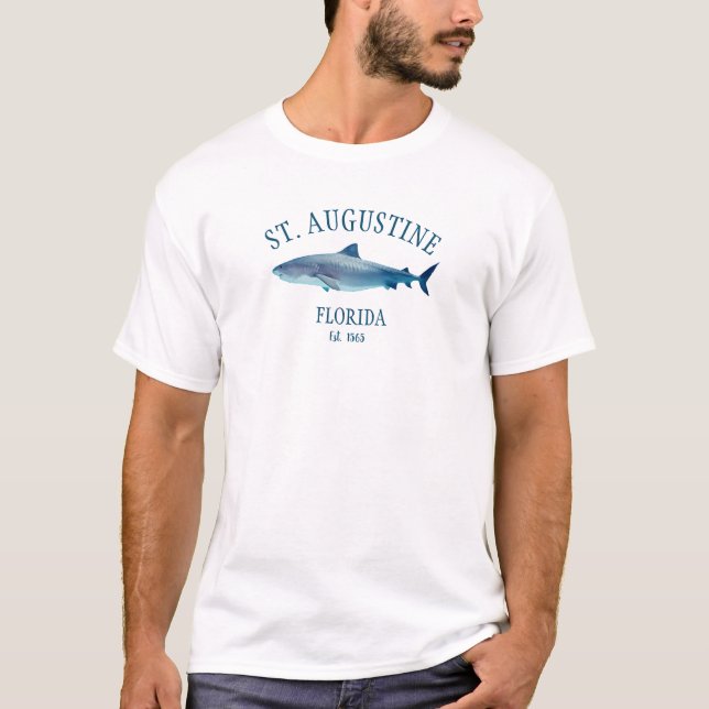Camiseta Rua Augustine EST 1565 Beach (Frente)