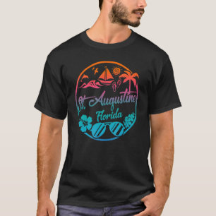 Camiseta Rua Augustine Florida 2022 Vacation Friends Family